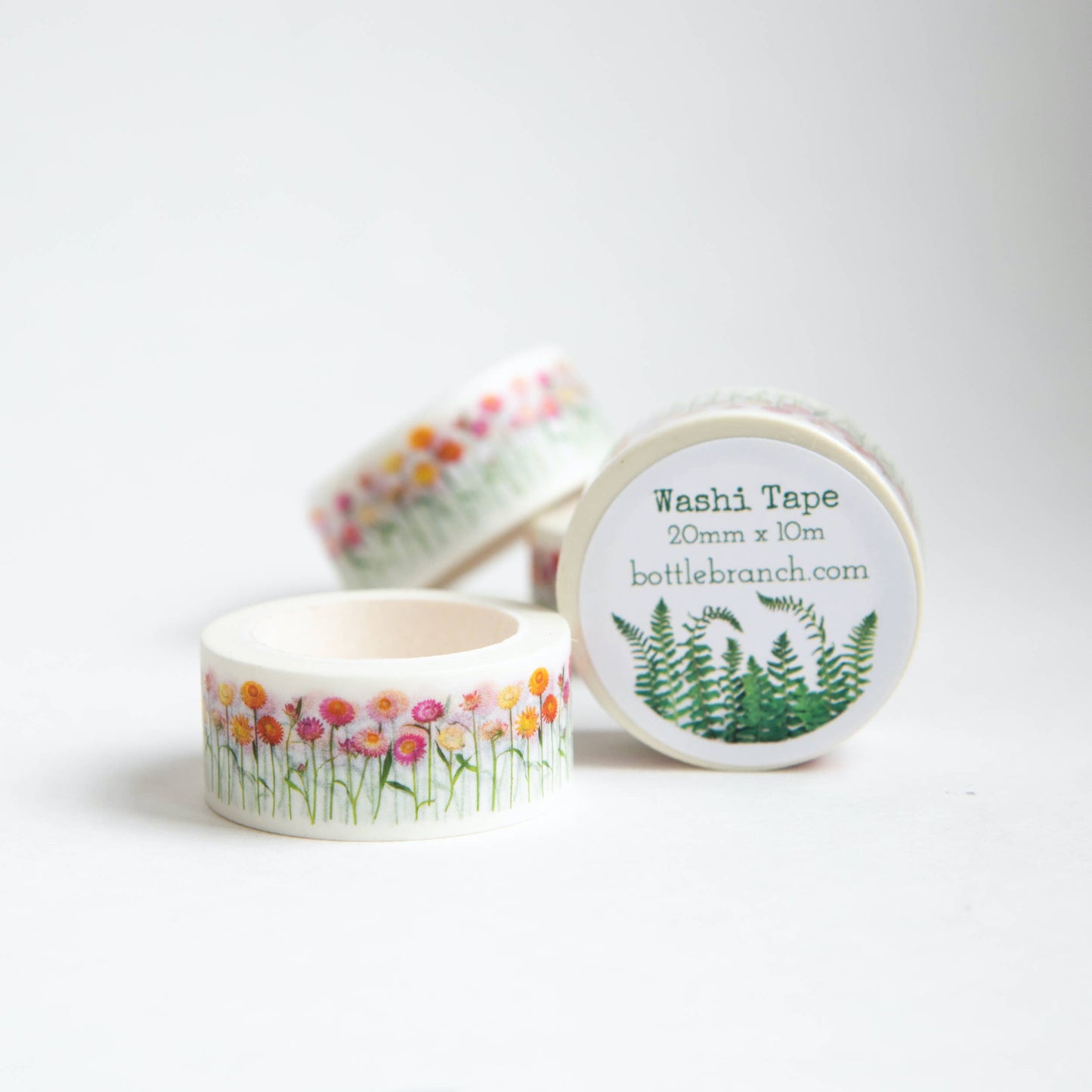 Washi Tape - strawflowers Bottle Branch