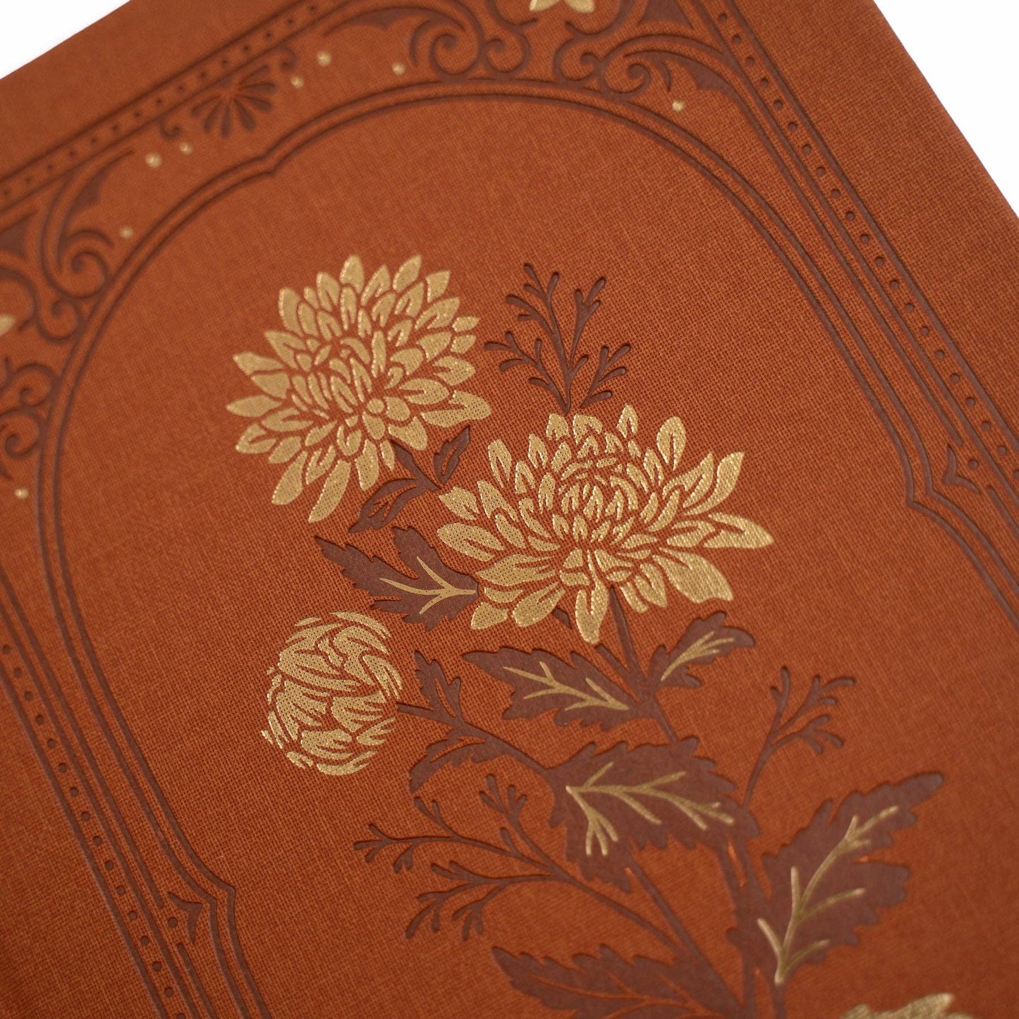 A5 Lined Notebook: Chrysanthemum Archer and Olive
