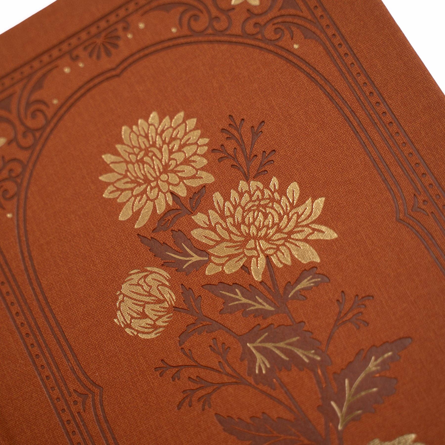 A5 Lined Notebook: Chrysanthemum Archer and Olive