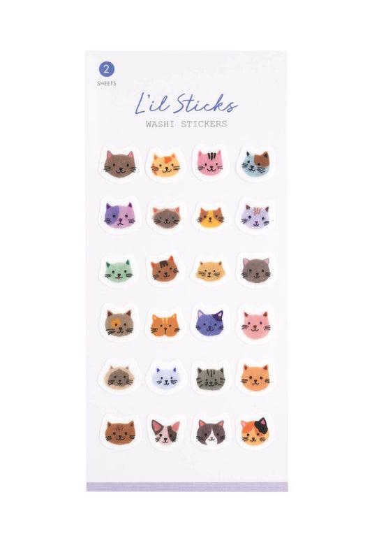 Cats L’il Sticks Washi Stickers Girl of All Work