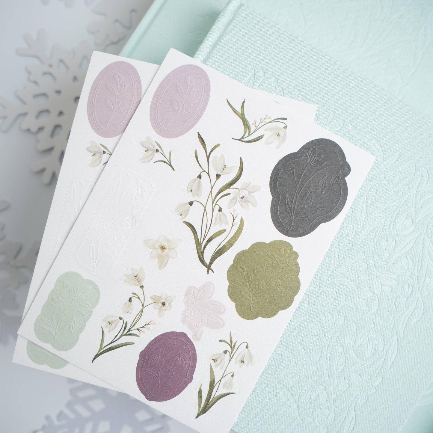 Snowdrops Sticker Set by Archer & Olive Archer and Olive