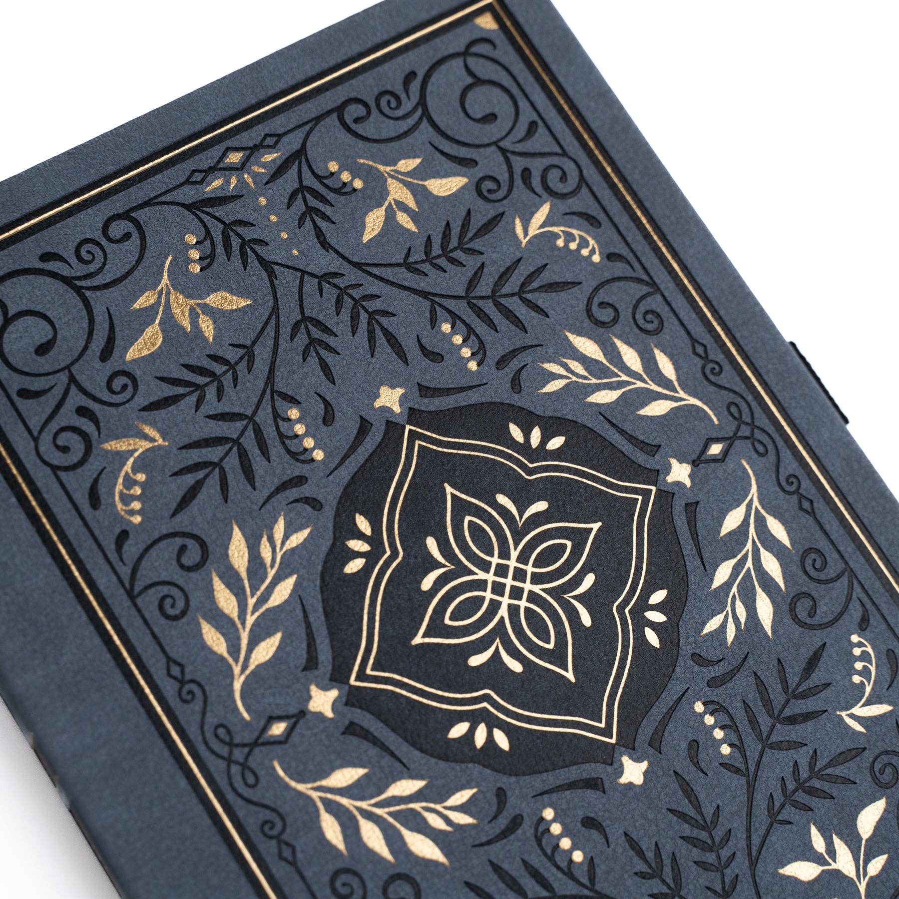 Storybook Dot Grid Notebook in Navy Archer and Olive