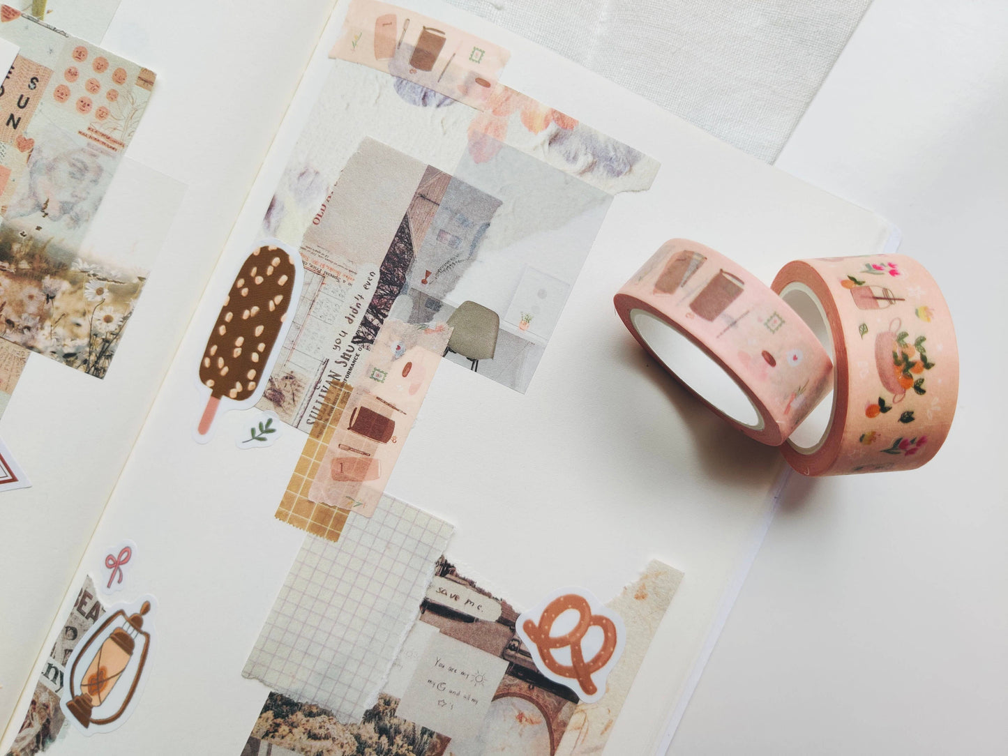 Citrus Washi Tape with Orange Juice & Flowers Full Bloom and Co.