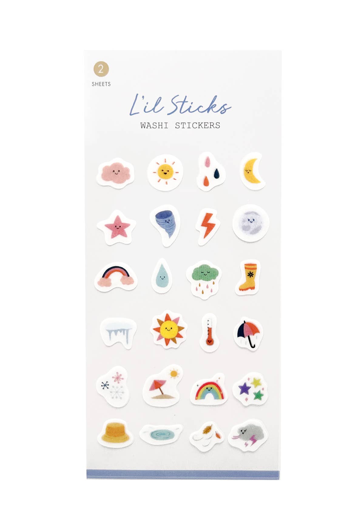 Daily Weather L’il Sticks Washi Stickers Girl of All Work