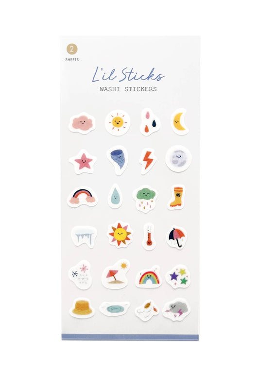 Daily Weather L’il Sticks Washi Stickers Girl of All Work
